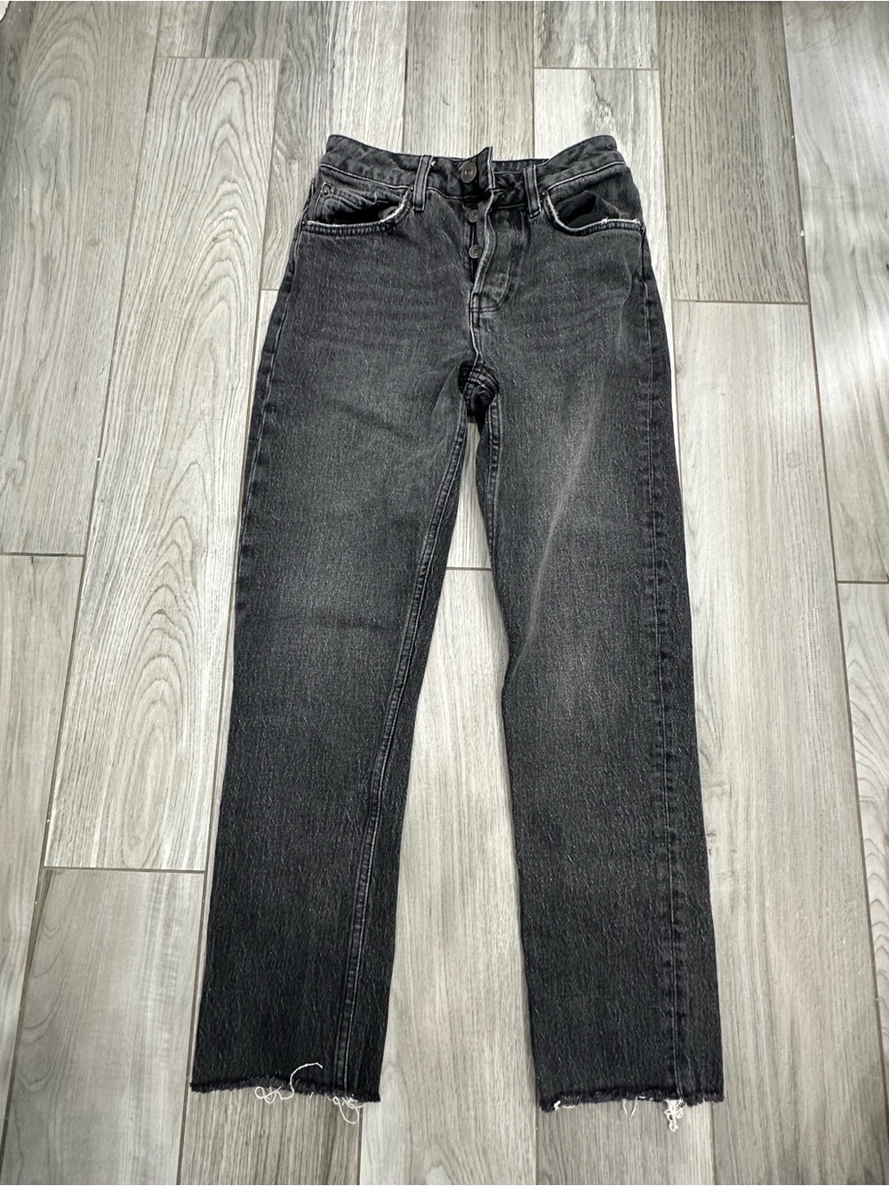 BDG Gray Dillon Straight Jeans